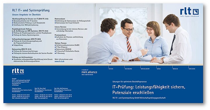 Referenzen | CI, CD, Markenführung | RLT Wirtschaftsprüfung