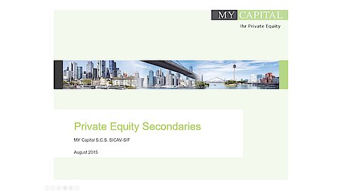 MY Capital – Corporate and product communication for investment funds in the private equity secondaries sector